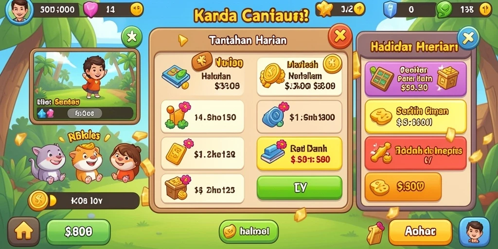 Fitur bonus yang mempermudah pemain meraih kemenangan.