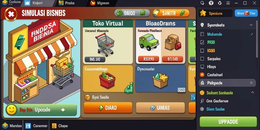 Screenshot memperlihatkan interaksi pemain dalam komunitas.
