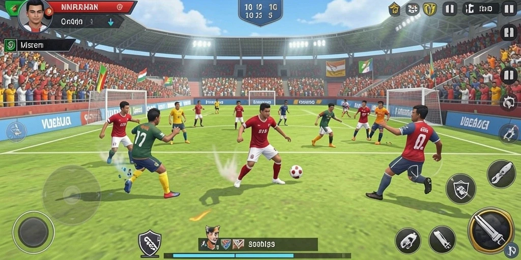 Screeshot momen epik saat melawan monster dalam permainan.