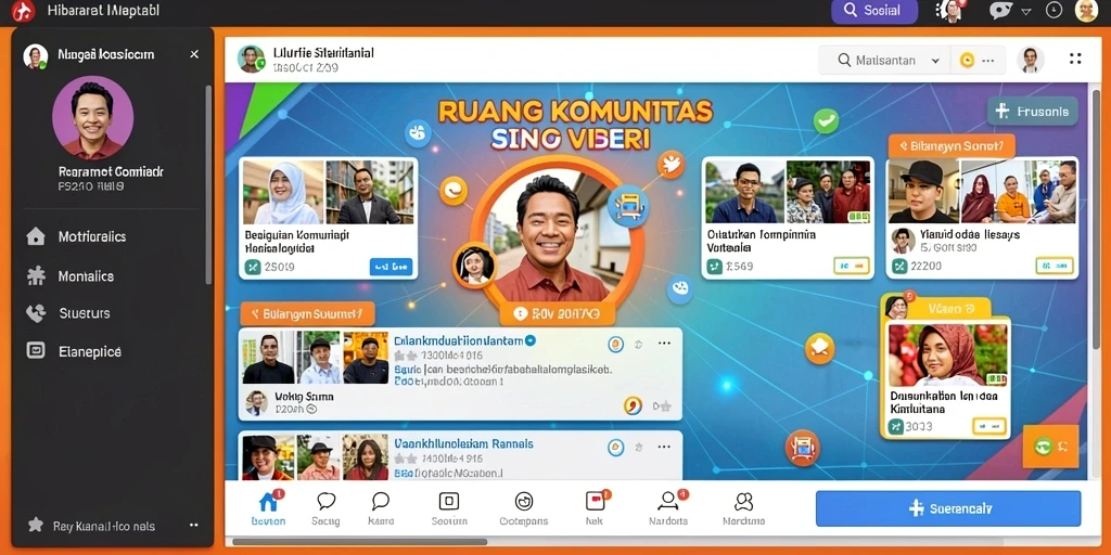 Fitur sosial yang memungkinkan interaksi antar pemain.